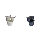 Set 6 ghivece flori 30,5 x 23, 36,5 x 28, 41 x 30,5 cm