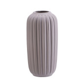 Vaza flori ceramica bej 15 x 30 cm