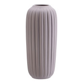 Vaza flori ceramica bej 16 x 38 cm