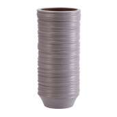 Vaza flori ceramica bej 12,5 x 35,5 cm