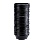 Vaza flori ceramica neagra 12,5 x 35,5 cm