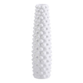 Vaza flori ceramica alba 13,5 x 46 cm