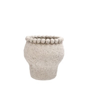 Ghiveci flori piatra bej 16,5 x 16,5 cm