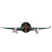 Ceas perete Avion fier multicolor 56,5 x 7 x 18 cm