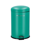 Cos gunoi cu pedala fier verde 29 x 44 cm / 20 L
