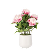 Floare artificiala roz verde in ghiveci 23 x 67 cm