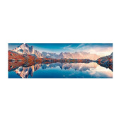 Tablou olegrafie pe panza multicolor Peisaje 120 x 40 cm