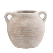 Vaza flori teracota maro 21,5 x 20,5 cm