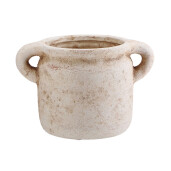 Vaza flori teracota maro 18,5 x 18 cm