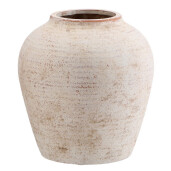 Vaza flori teracota maro 20,5 x 22 cm