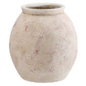 Vaza flori teracota maro 21,5 x 22,5 cm