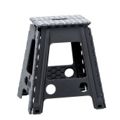 Taburet pliabil plastic gri 29 x 22 x 45 cm