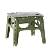 Taburet pliabil plastic verde 45 x 44 x 39 cm