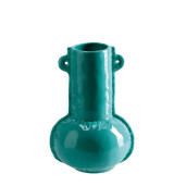 Vaza flori ceramica turcoaz 14,5 x 24,5 cm