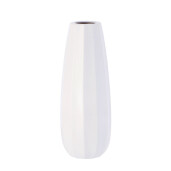 Vaza flori ceramica alba 14,5 x 39 cm