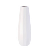 Vaza flori ceramica alba  15 x 46 cm