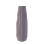 Vaza flori ceramica gri inchis 15 x 46 cm