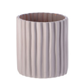 Vaza flori ceramica gri 19 x 21 cm