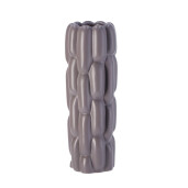 Vaza flori ceramica gri inchis 13,5 x 38,5 cm