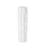 Vaza flori ceramica alba 13,5 x 45 cm
