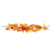 Ghirlanda artificiala cu Dovleci, multicolora 25 x 78 cm
