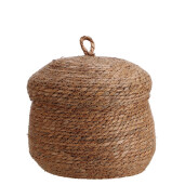 Cos depozitare fibre naturale maro 25 x 36 cm