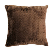Perna flanel maro Isak 45 x 45 cm