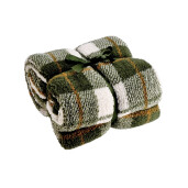 Patura textil sherpa multicolor 130 x 160 cm