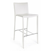 Set 2 scaune bar albe Catherine 52x46x105 cm