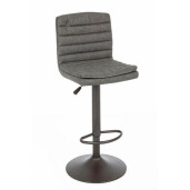 Set 2 scaune bar Connor gri 41x50x115.5 cm