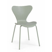 Scaun cu spatar policarbonat verde Tessa 50 cm x 49.5 cm x 82 h x 45.5 h