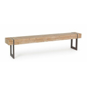 Banca lemn natur Garrett 200x30x45 cm