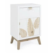 Noptiera 1 usa 1 sertar Folium 45x30x70 cm