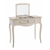 Consola, lemn bej maro, Clarisse, 90x40x80 cm