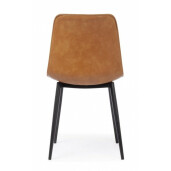 Set 2 scaune maro Kyra 44x50x80 cm