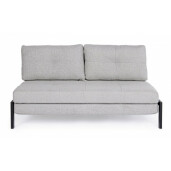 Canapea extensibila bej Hayden 151x96x79 cm