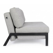 Canapea extensibila bej Hayden 151x96x79 cm