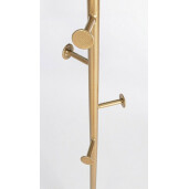 Cuier pardoseala marmura otel auriu 35x175 cm