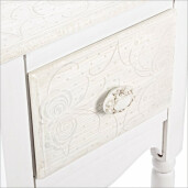 Comoda mdf alb patinat Clorine 33x26.5x72. cm