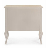 Comoda 3 sertare lemn bej maro Clarisse 80x40x80 cm