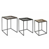Set 3 masute Amira 30x30x45 cm, 35x35x50 cm, 40x40x55cm