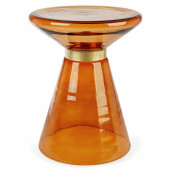 Masuta sticla portocalie Amber 36x46 cm