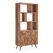 Biblioteca lemn natur Kant 89.5 cm x 40 cm x 192 h