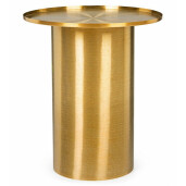 Masuta cafea metal auriu Kalpita Ø 51 cm x 59 h
