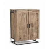 Comoda tip bar lemn maro Elmer 80x48x99 cm