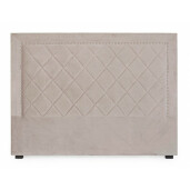 Tablie pat velur gri Ahura 160x120 cm