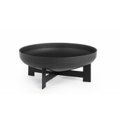 Vatra de foc fier negru Nero 50x21 cm