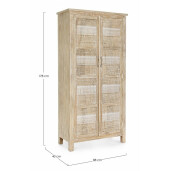 Dulap lemn mango maro Mayra 88x40x178 cm