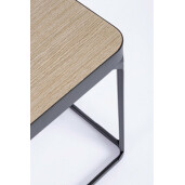 Set 2 masute otel mdf Everitt 50x30x55 cm