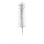 Set 24 pene artificiale gri 6x90 cm